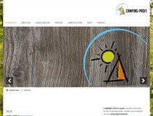Tablet Screenshot of camping-profi.de